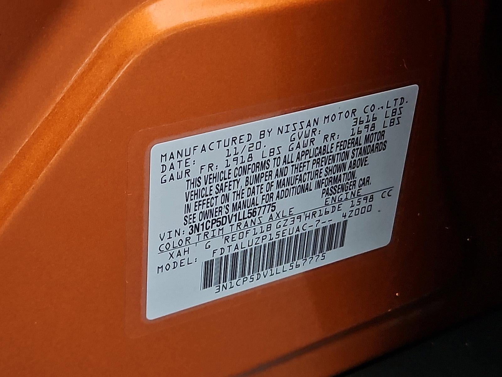 2020 Nissan Kicks SR