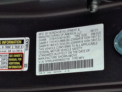 2024 Honda Odyssey EX-L Auto