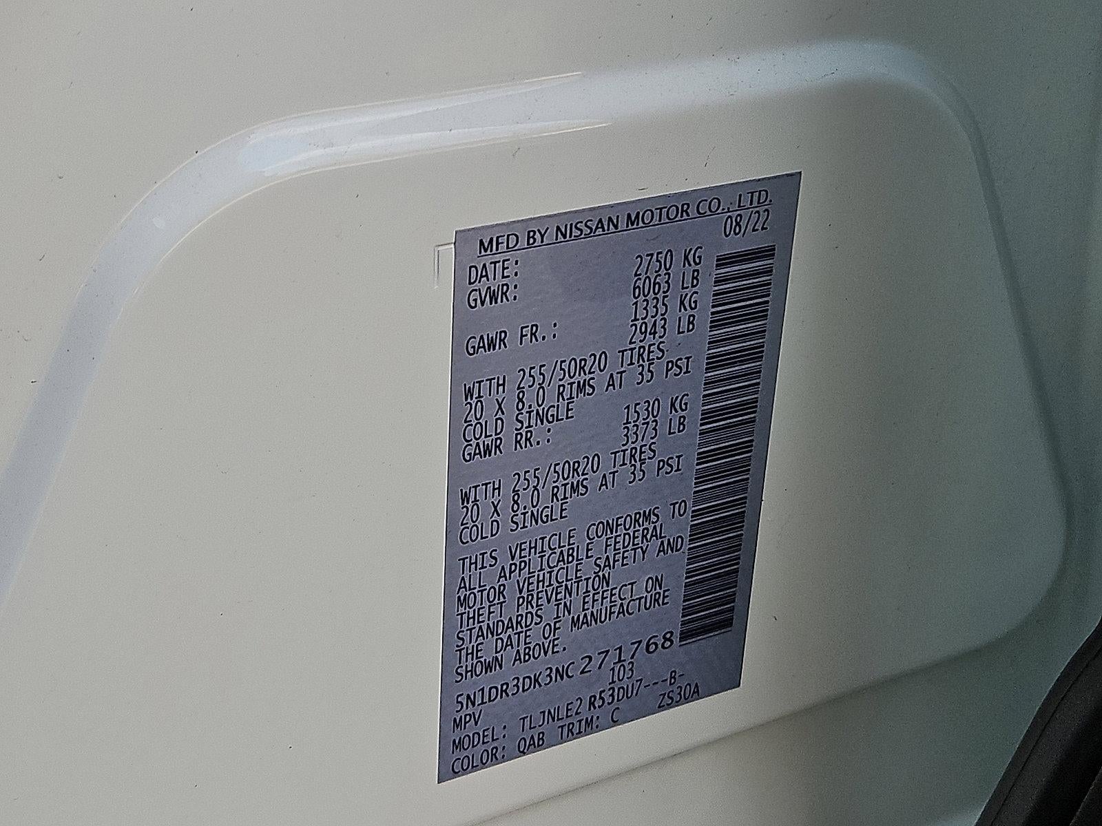 2022 Nissan Pathfinder Platinum