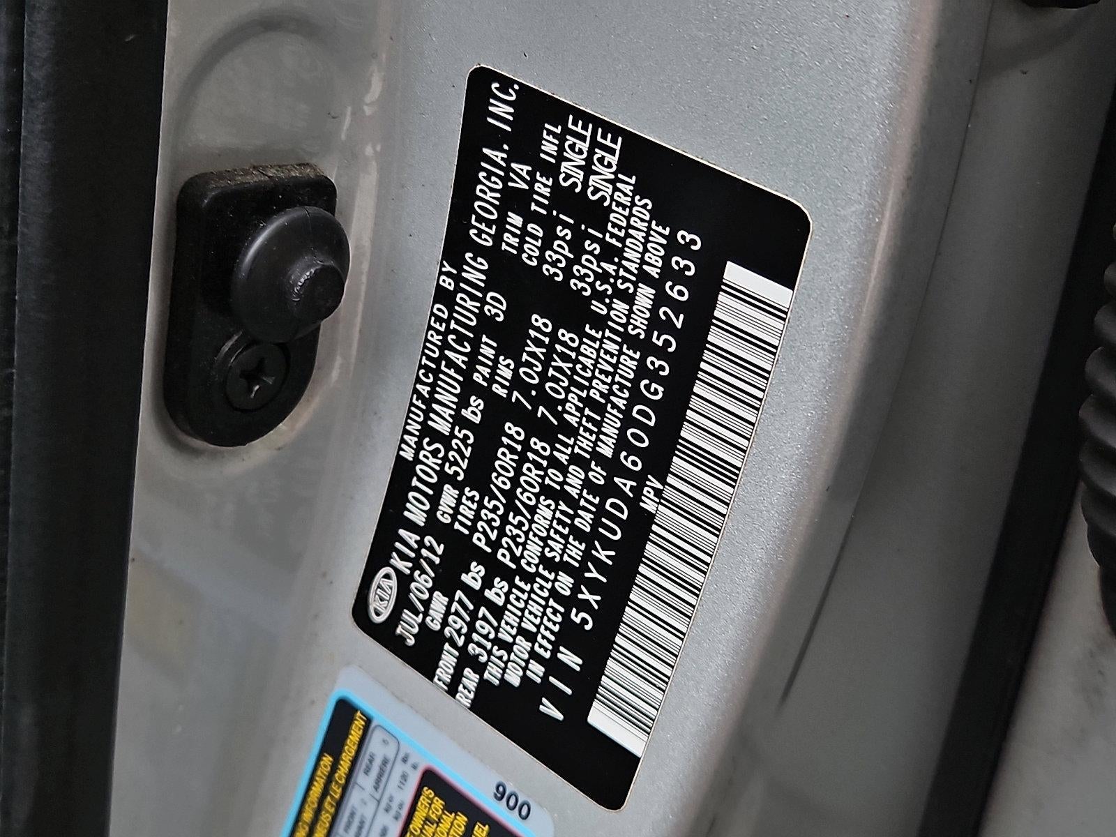 2013 Kia Sorento AWD 4dr I4-GDI EX