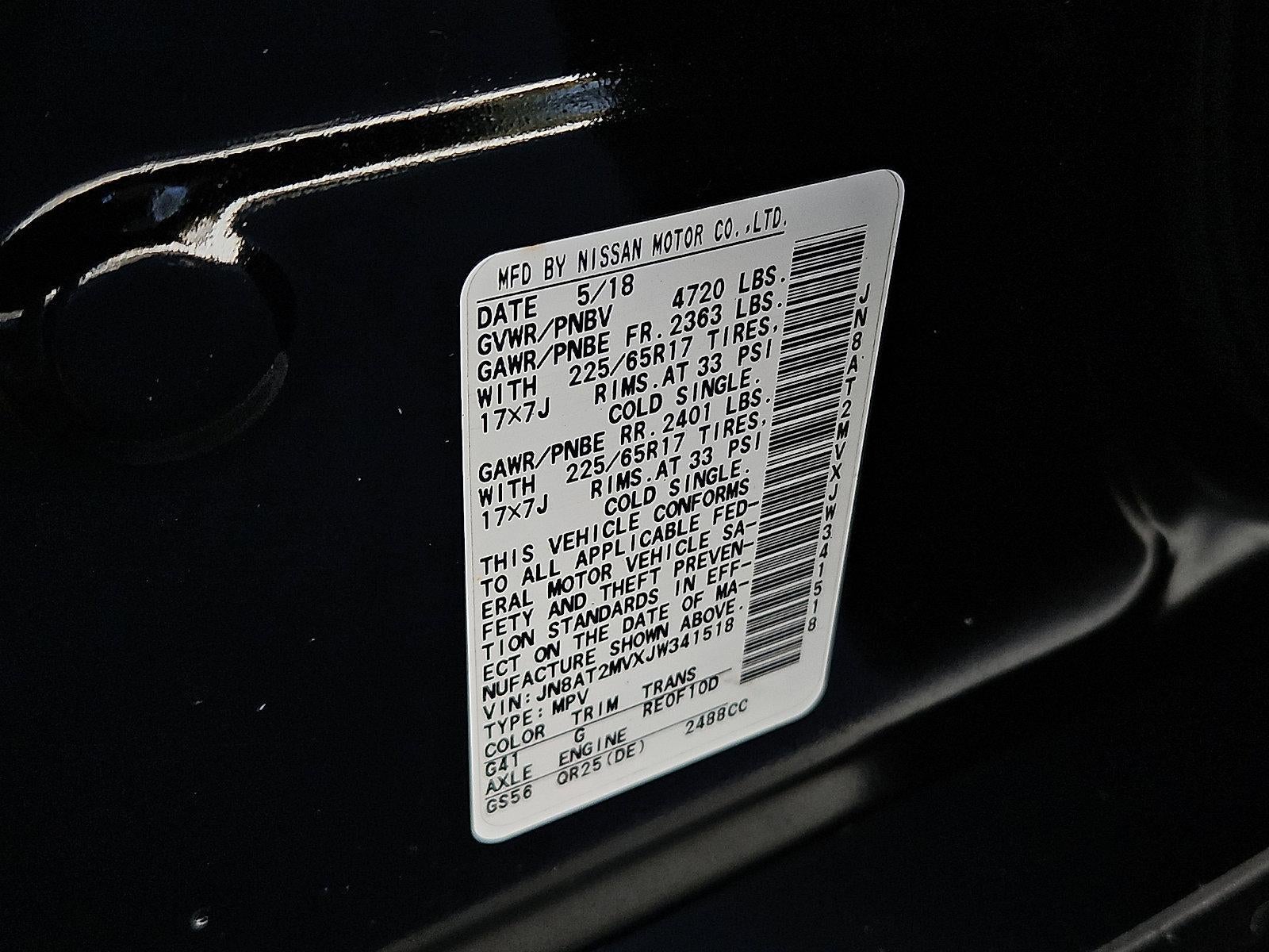 2018 Nissan Rogue SV