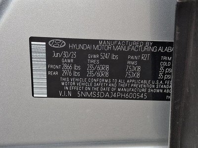2023 Hyundai SANTA FE SEL AWD