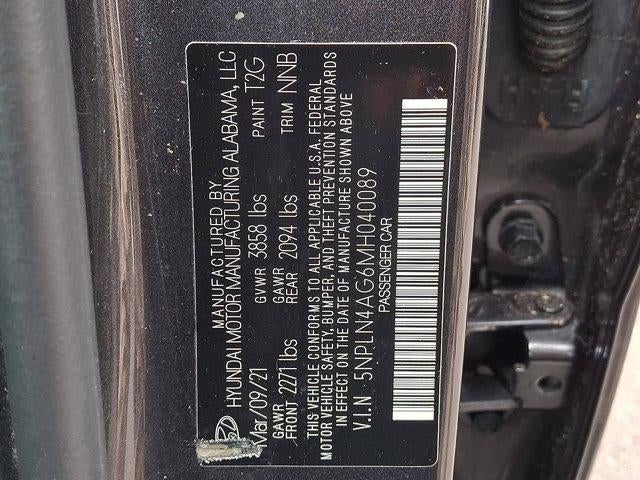 2021 Hyundai ELANTRA SEL IVT