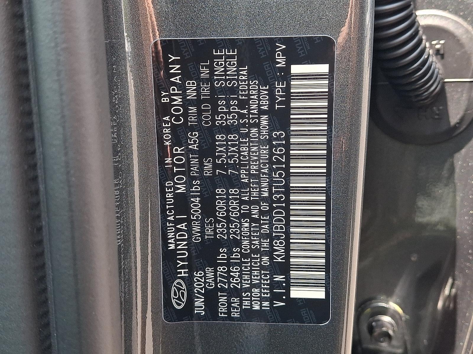 2026 Hyundai TUCSON HYBRID SEL AWD