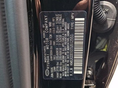 2026 Hyundai TUCSON HYBRID SEL Convenience