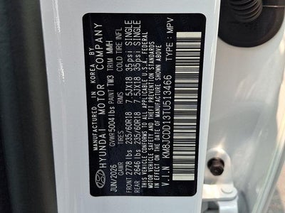 2026 Hyundai TUCSON HYBRID SEL Convenience