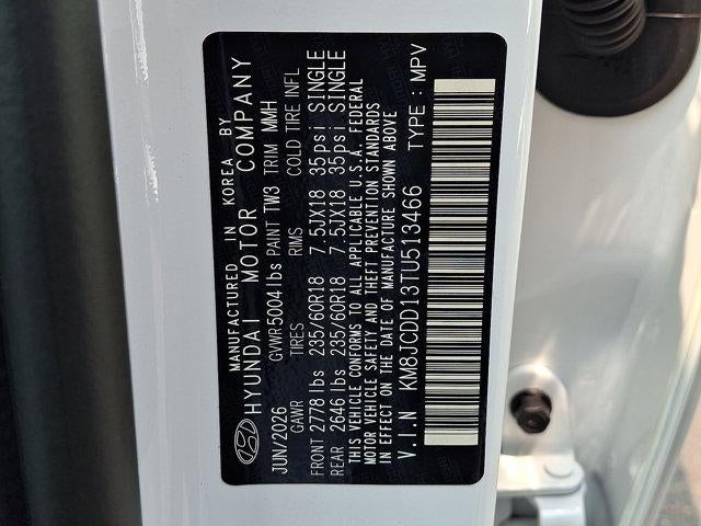 2026 Hyundai TUCSON HYBRID SEL Convenience