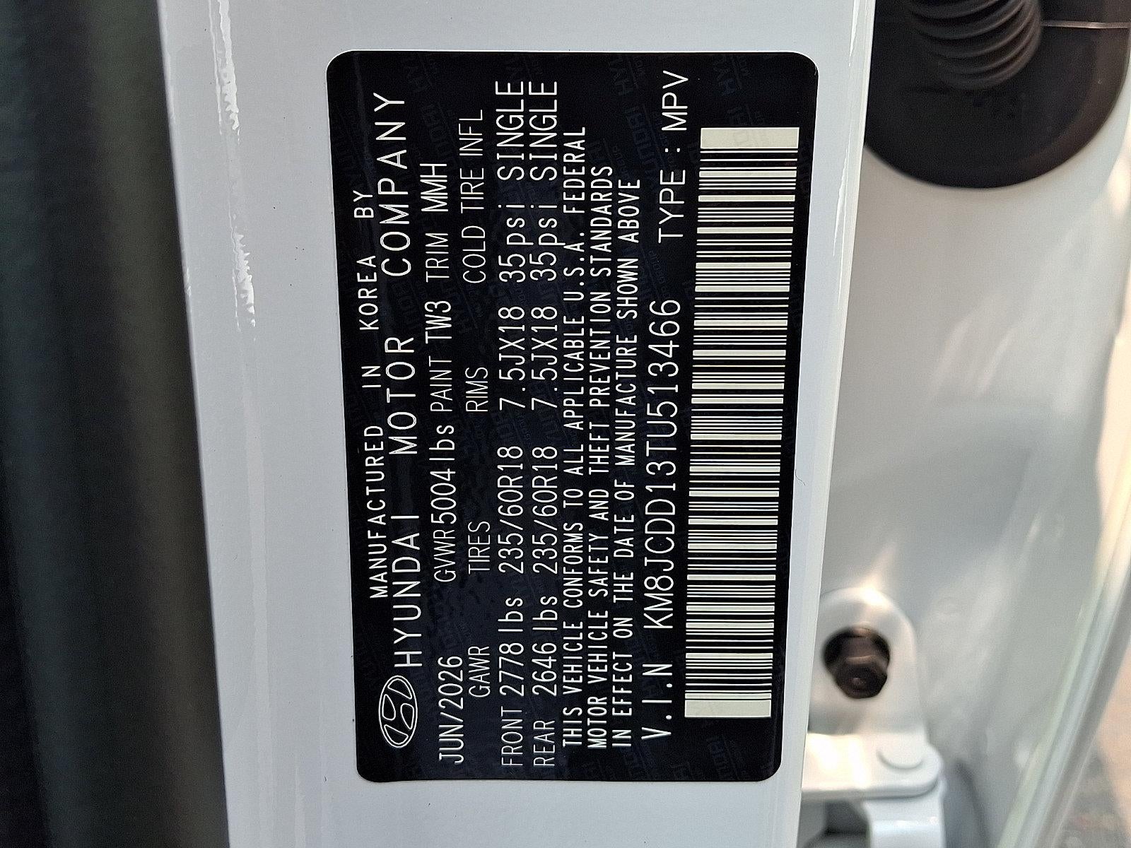2026 Hyundai TUCSON HYBRID SEL Convenience