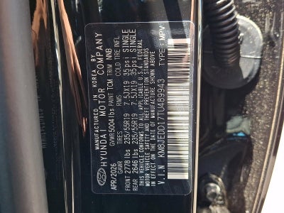 2026 Hyundai TUCSON HYBRID Limited