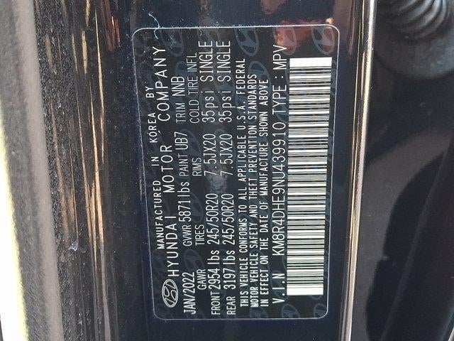 2022 Hyundai PALISADE SEL AWD