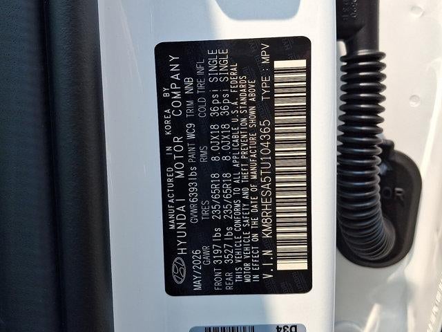2026 Hyundai PALISADE HYBRID SEL Premium 7P