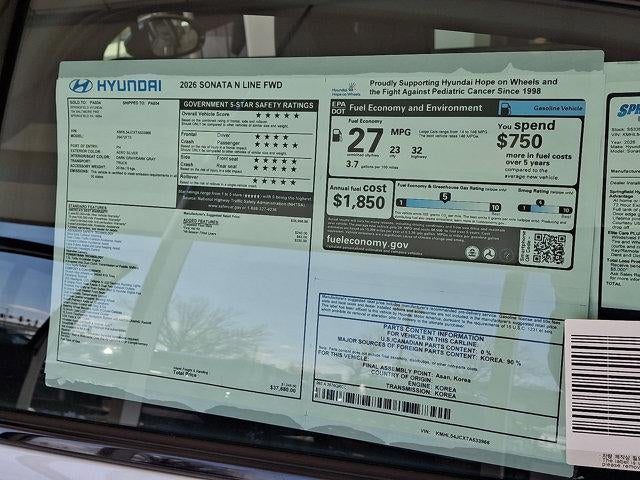 2026 Hyundai SONATA N Line