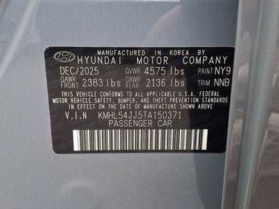 2026 Hyundai SONATA HYBRID Limited