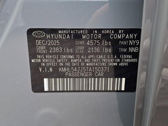 2026 Hyundai SONATA HYBRID Limited