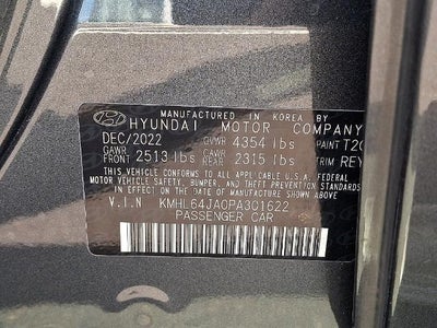 2023 Hyundai SONATA SEL 2.5L