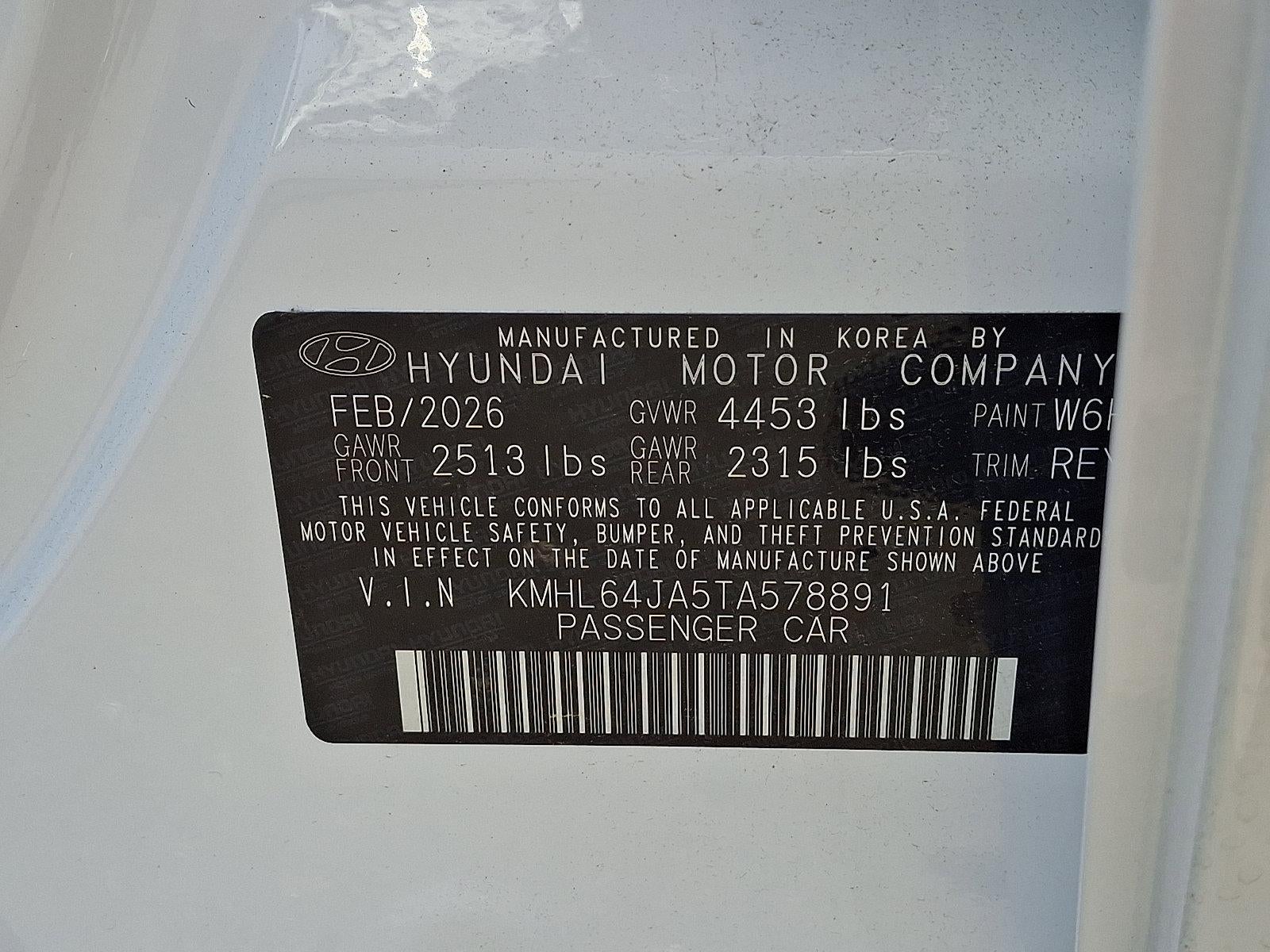 2026 Hyundai SONATA SEL Sport