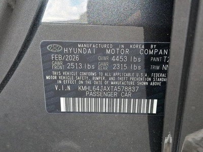 2026 Hyundai SONATA SEL Sport