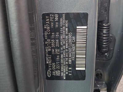 2026 Hyundai ELANTRA SEL Sport Plus