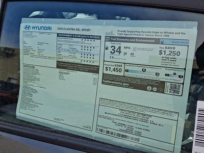 2026 Hyundai ELANTRA SEL Sport
