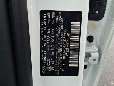 2026 Hyundai ELANTRA SEL Sport Plus