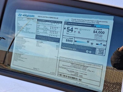 2026 Hyundai ELANTRA HYBRID Blue