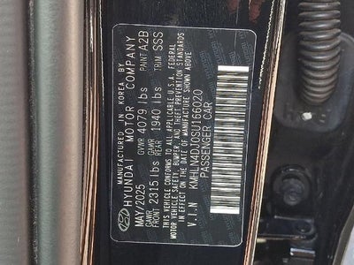 2025 Hyundai ELANTRA HYBRID Limited DCT