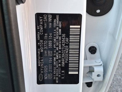 2026 Hyundai VENUE SEL W/Two-Tone Roof