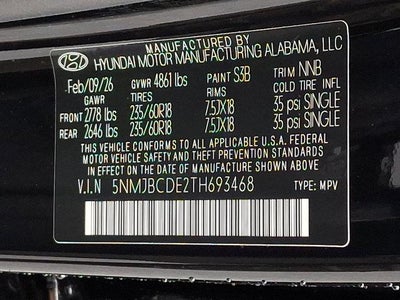 2026 Hyundai TUCSON SEL AWD