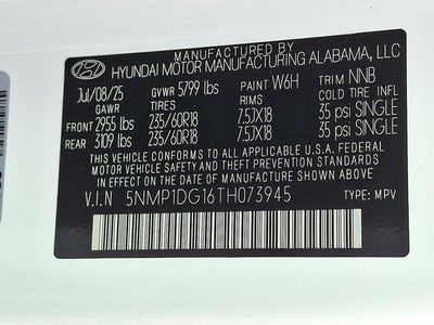 2026 Hyundai SANTA FE HYBRID SE