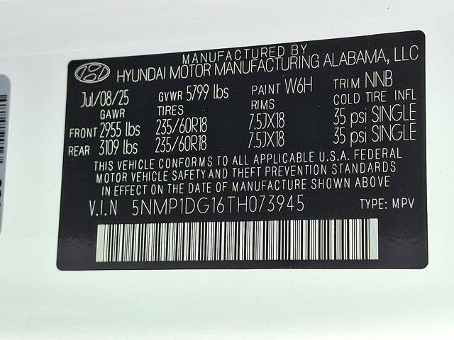 2026 Hyundai SANTA FE HYBRID SE