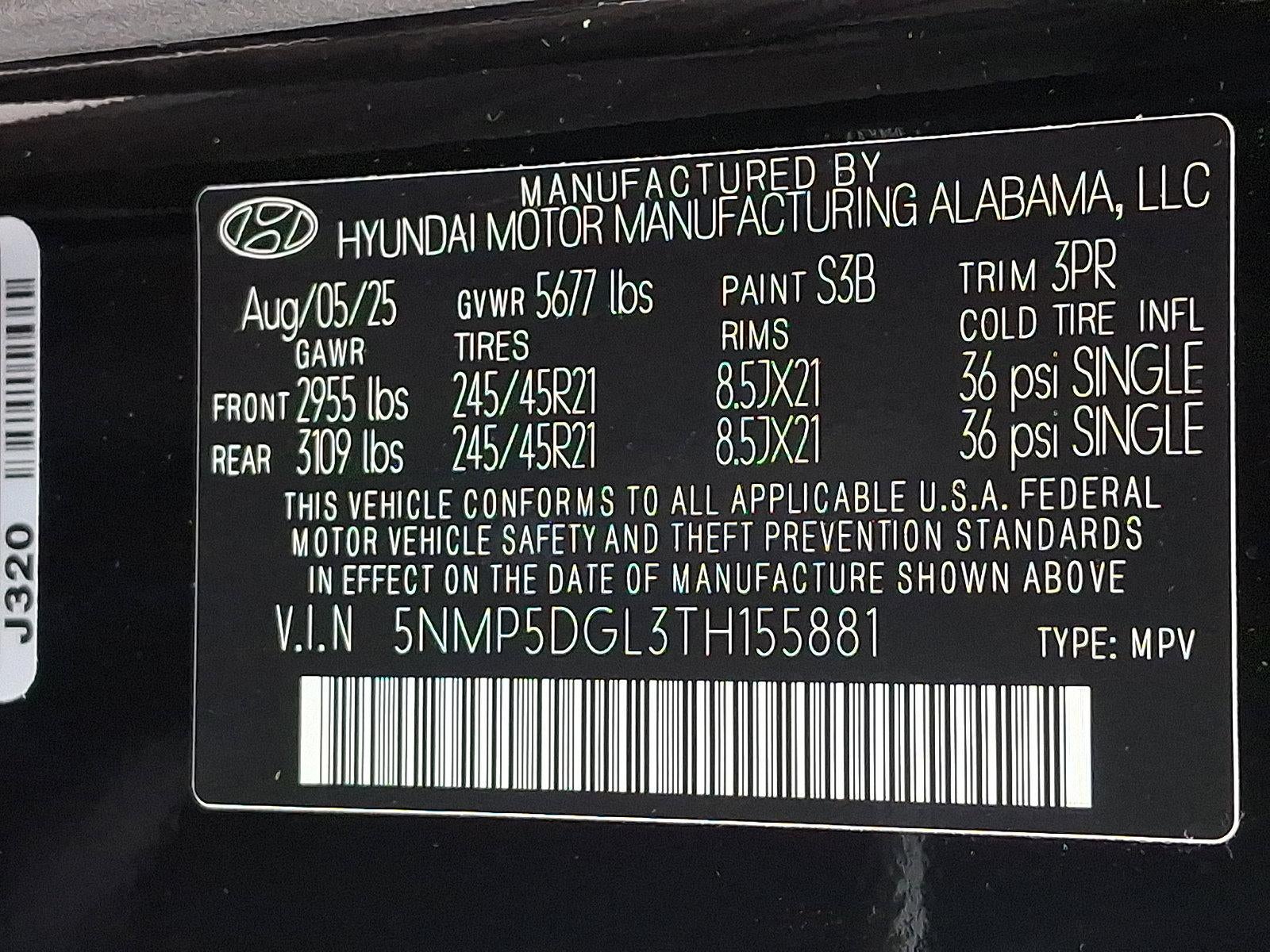 2026 Hyundai SANTA FE Calligraphy AWD