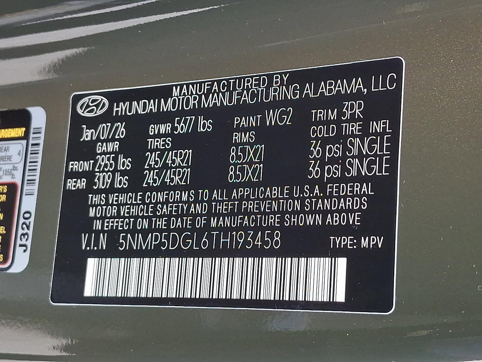 2026 Hyundai SANTA FE Calligraphy AWD