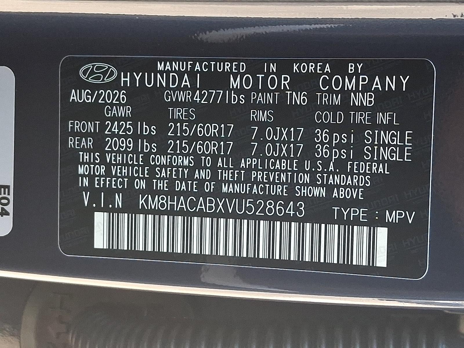 2027 Hyundai KONA SE AWD
