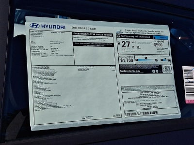 2027 Hyundai KONA SE AWD