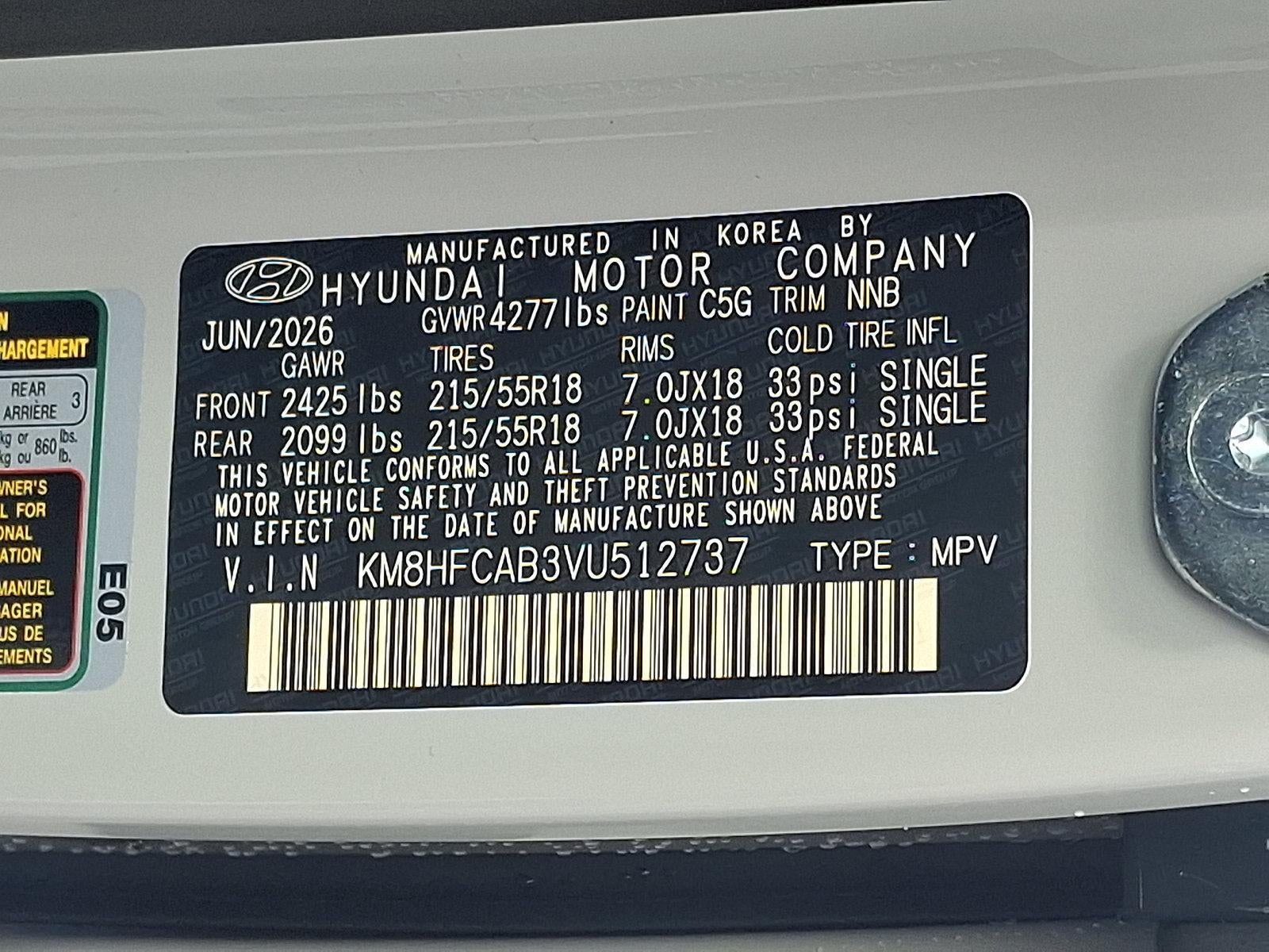 2027 Hyundai KONA SEL Sport AWD