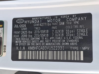 2027 Hyundai KONA SEL Sport AWD