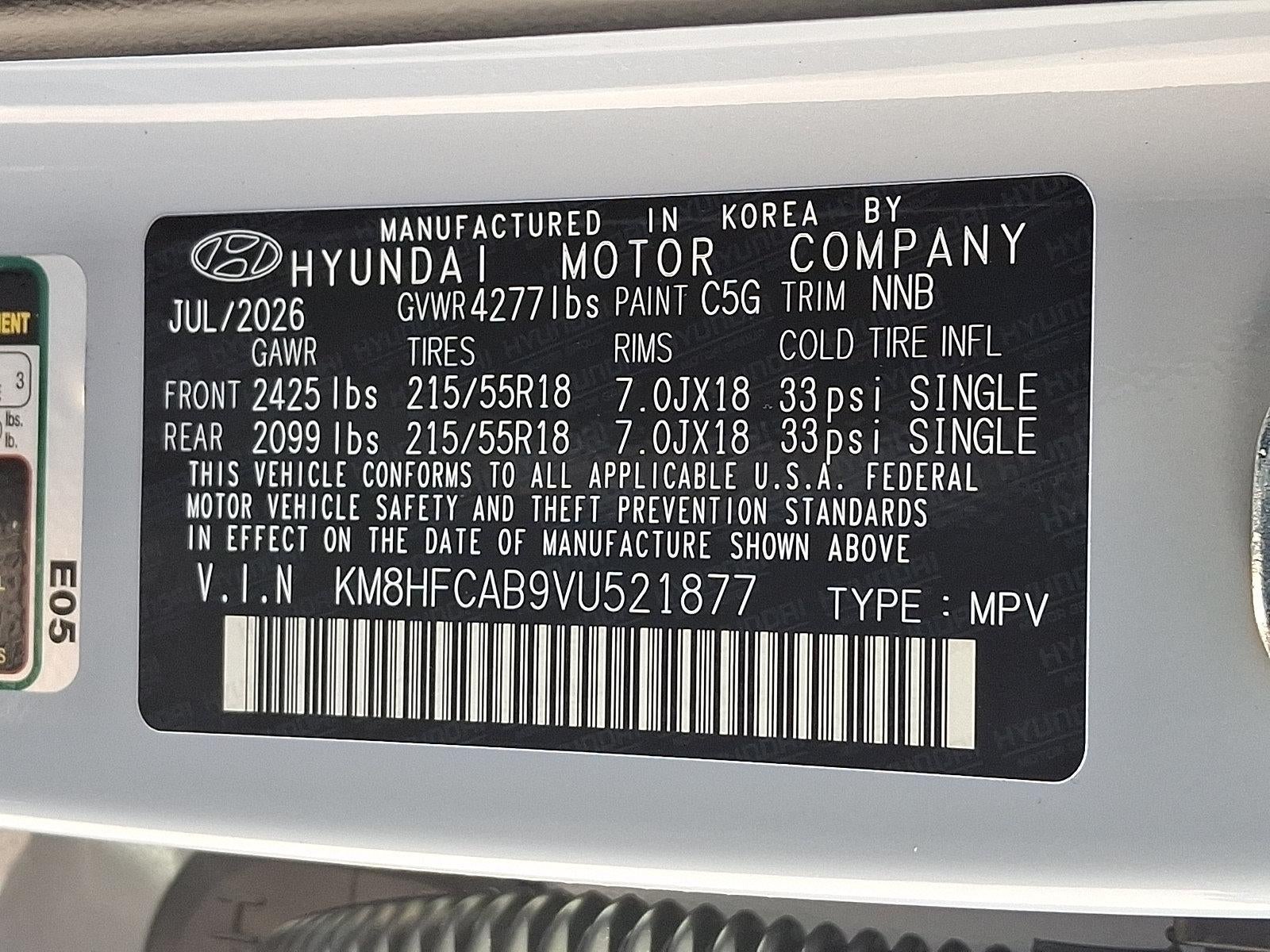 2027 Hyundai KONA SEL Sport AWD