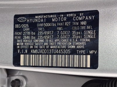 2026 Hyundai TUCSON HYBRID Blue SE
