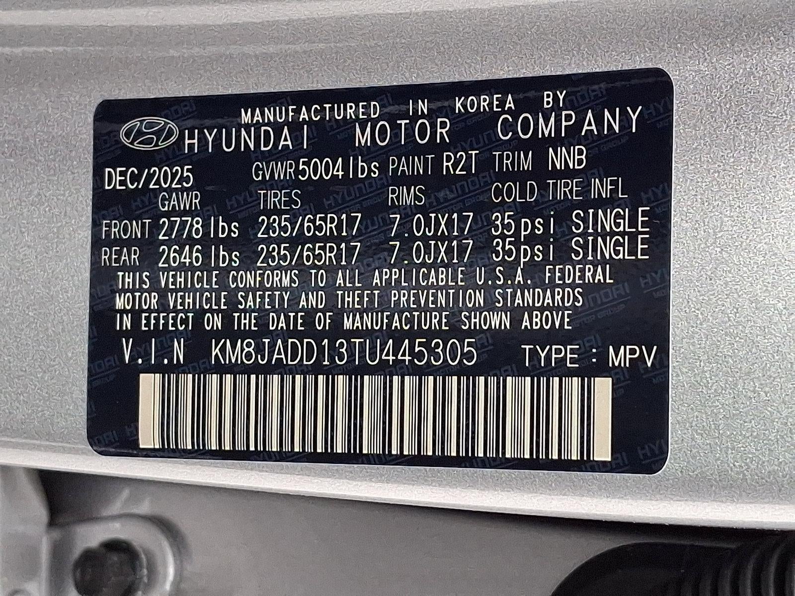 2026 Hyundai TUCSON HYBRID Blue SE