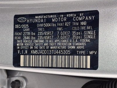 2026 Hyundai TUCSON HYBRID Blue