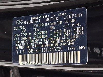 2026 Hyundai TUCSON HYBRID SEL AWD