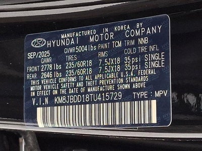 2026 Hyundai TUCSON HYBRID SEL AWD