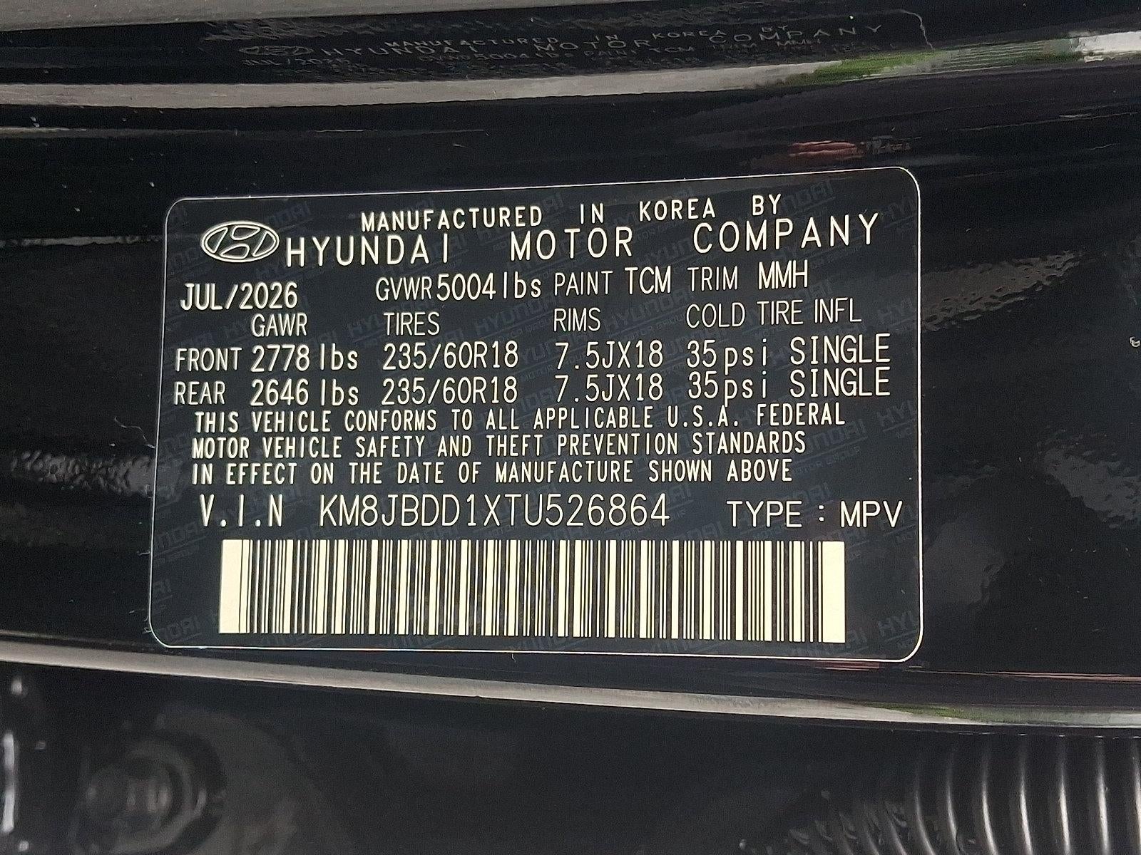 2026 Hyundai TUCSON HYBRID SEL AWD