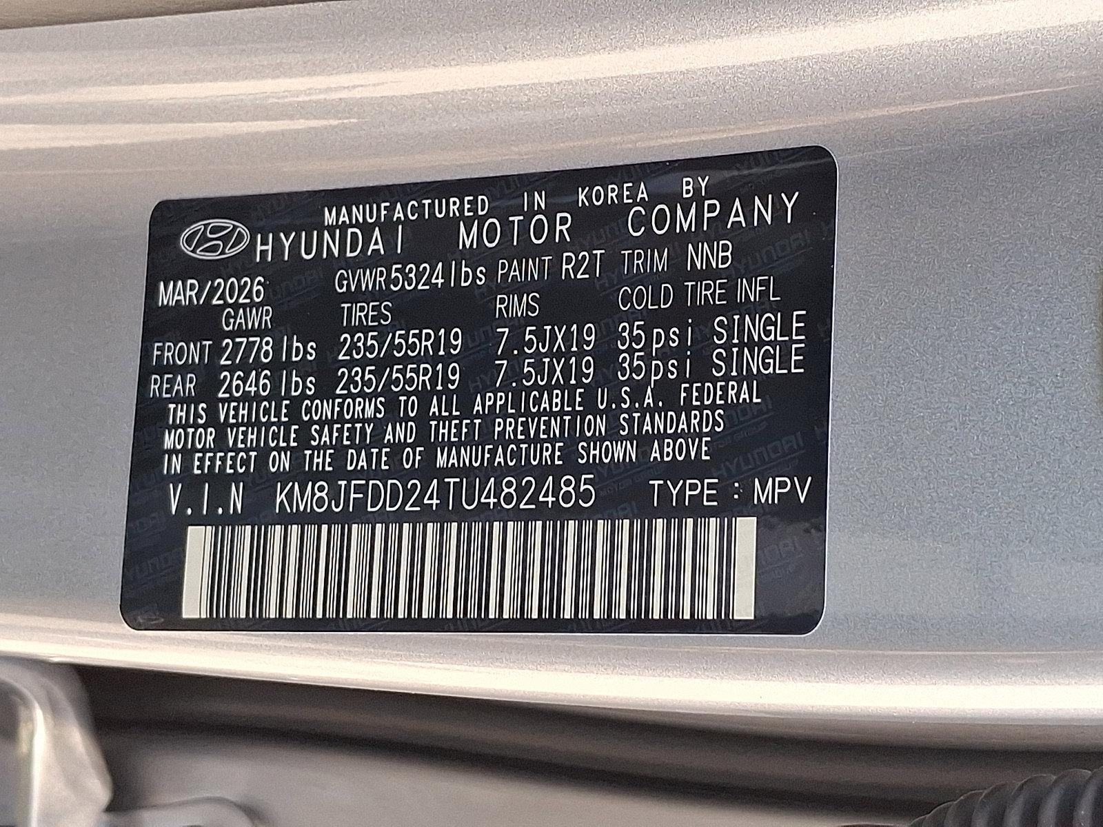 2026 Hyundai TUCSON PLUG-IN HYBRID Limited