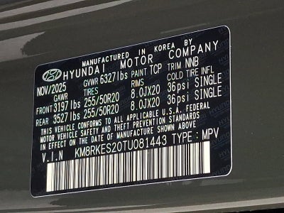 2026 Hyundai PALISADE Limited AWD