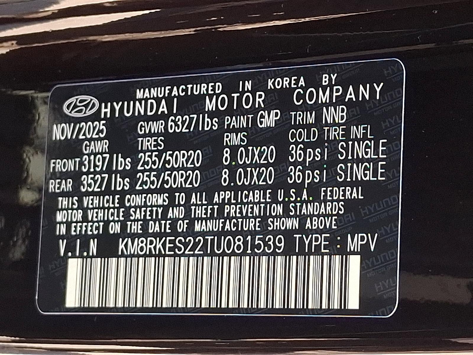 2026 Hyundai PALISADE Limited AWD