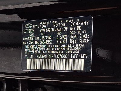 2026 Hyundai PALISADE Calligraphy AWD