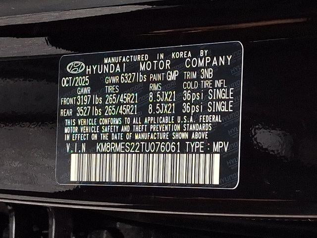 2026 Hyundai PALISADE Calligraphy AWD