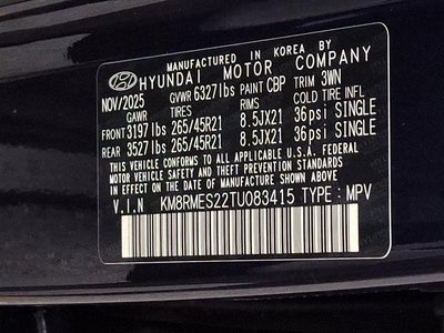 2026 Hyundai PALISADE Calligraphy AWD