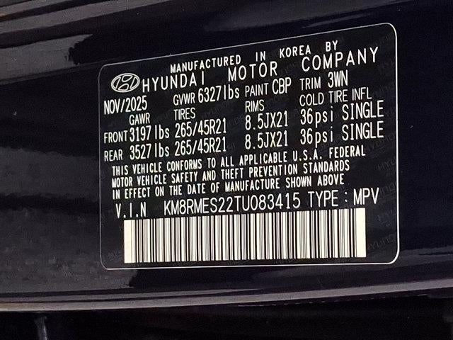 2026 Hyundai PALISADE Calligraphy AWD